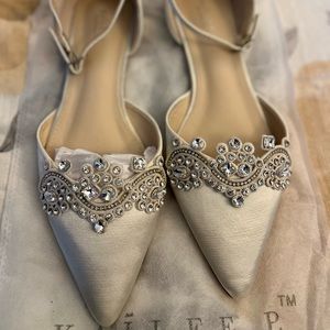 Bridal Shoes worn once for fitting